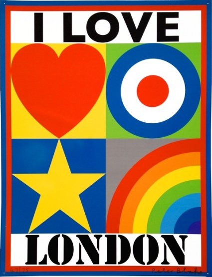 I Love London by Sir Peter Blake